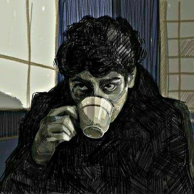Illustrated portrait from Manas's GitHub profile